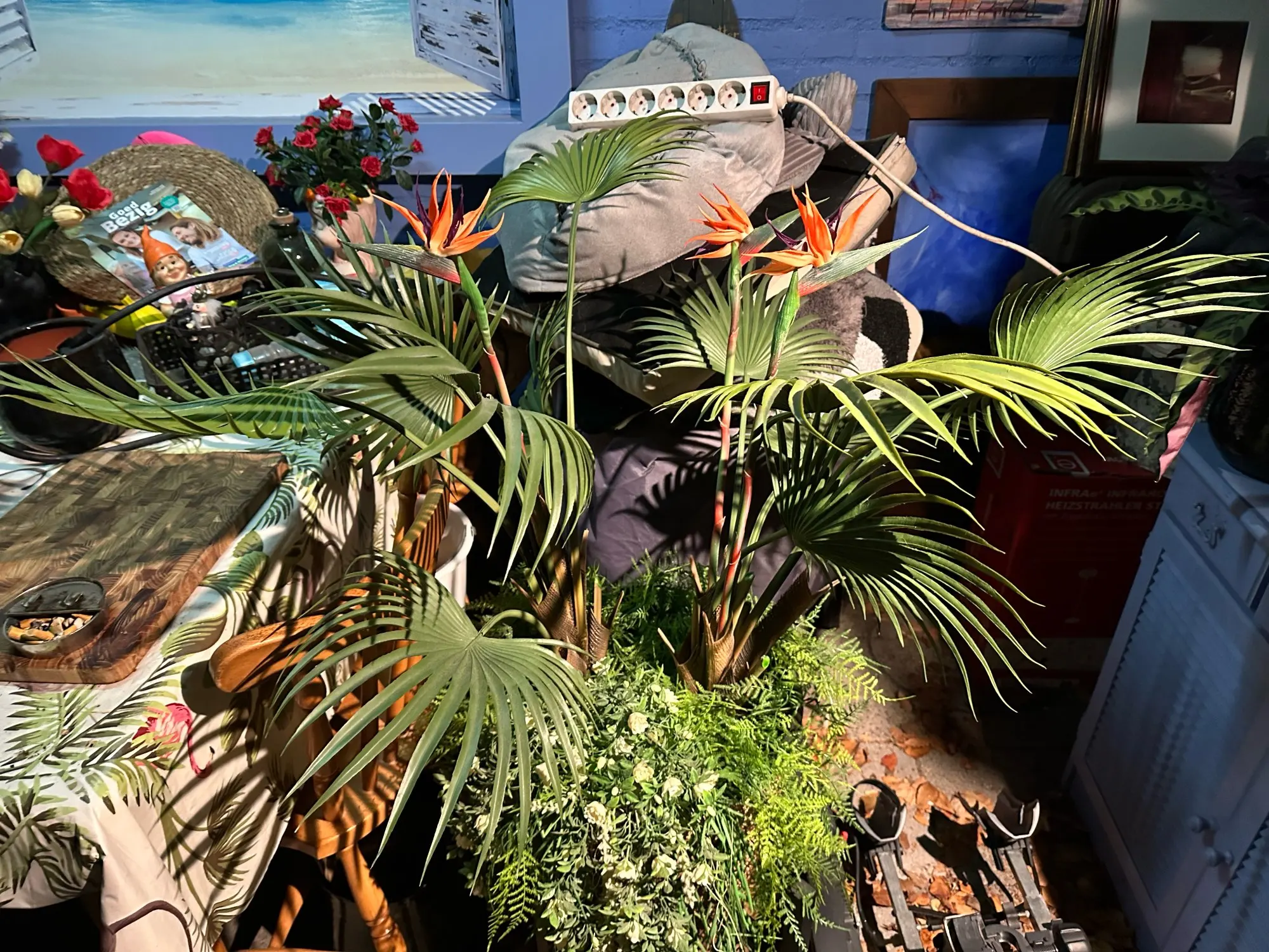 3pcs Artificial Bird Of Paradise Flowers Rubber Strelitzia 24.5'' Long Stem Flower Suitable For DIY Home Party Theme Decor photo review