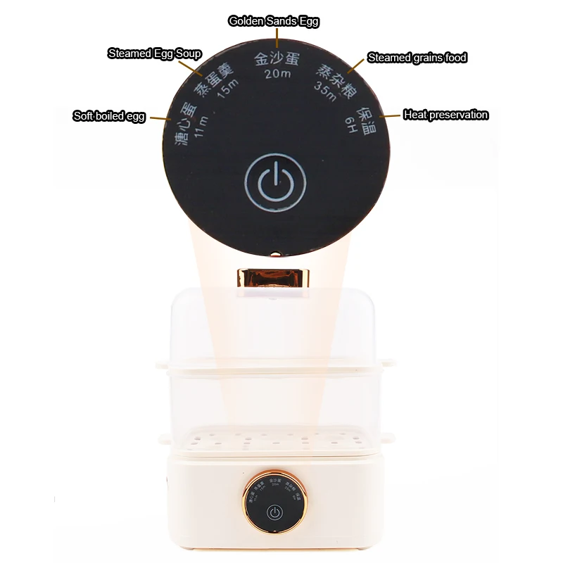 1/2 Layer Multifunctional Electric Steamed Eggs Boiler Poacher Food Steamer Warmer Egg Custard Cooker Omelette Breakfast Machine