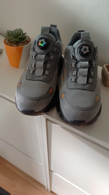 Men's Safety Work Boots with Steel Toe and Air Cushion Sole