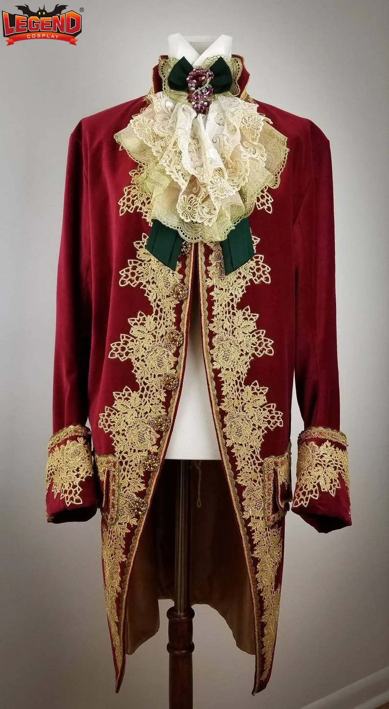 18th Century Costume Men Court Suit Medieval Prince Costume Rococo  Victorian Wedding Suit Aristocrat Costume Festival Outfit - AliExpress