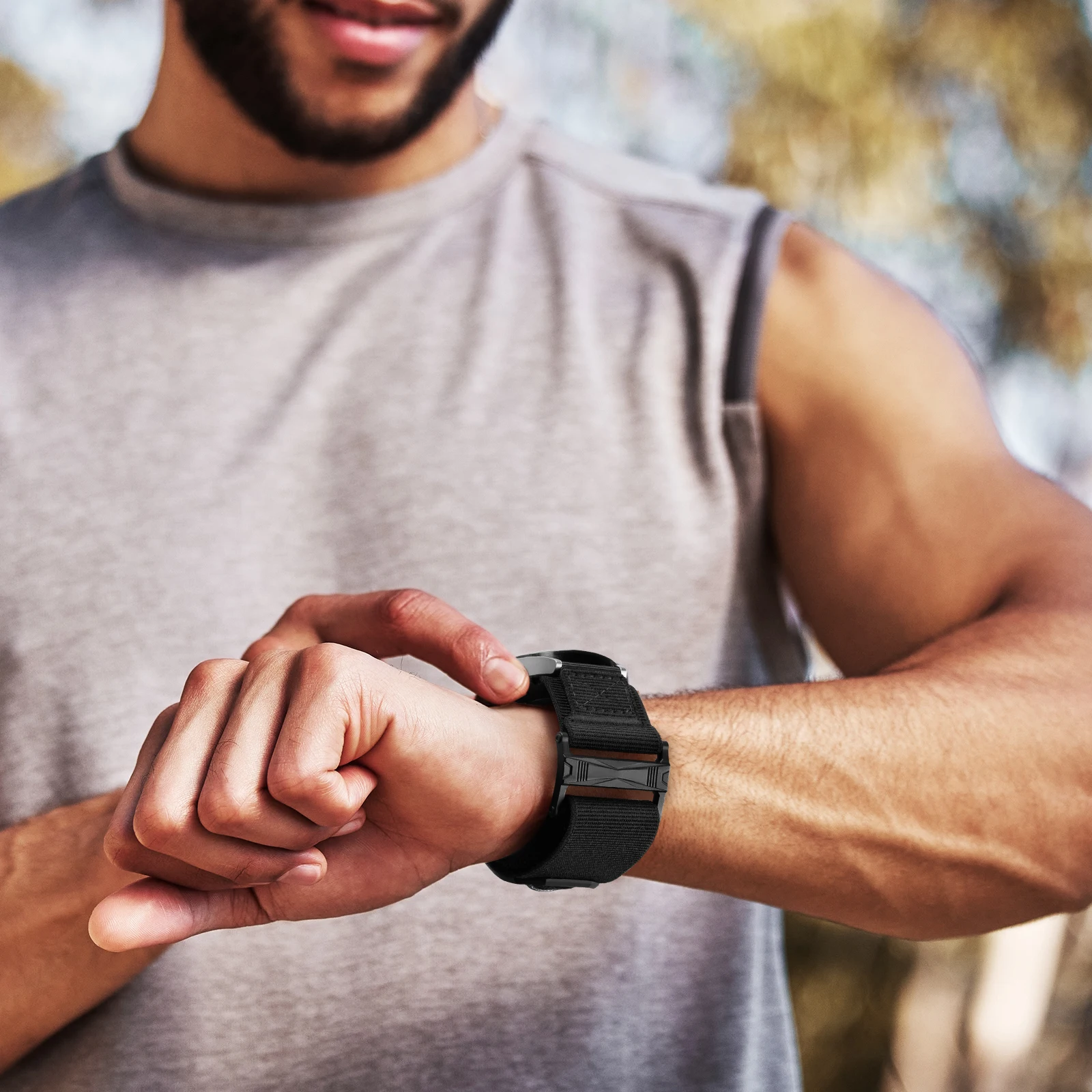 Nylon Strap for Smartwatch - Durable and Stylish Replacement Band (20mm and 22mm Options)