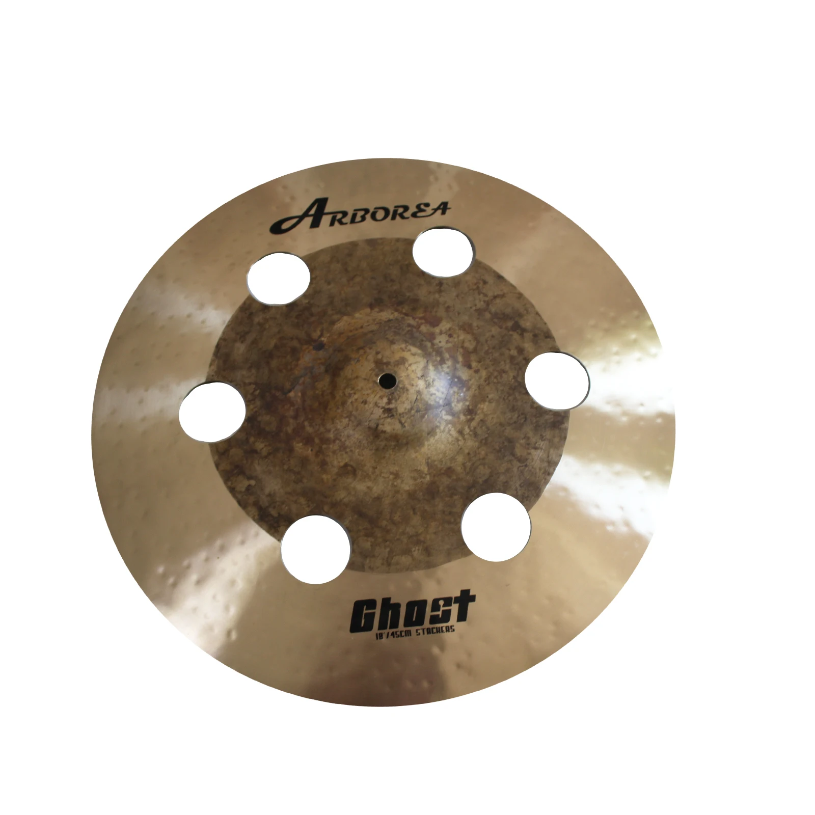 Arborea Professional Bronze Alloy Cymbal 18" Ozone Stacker Ghost Series for Drummer