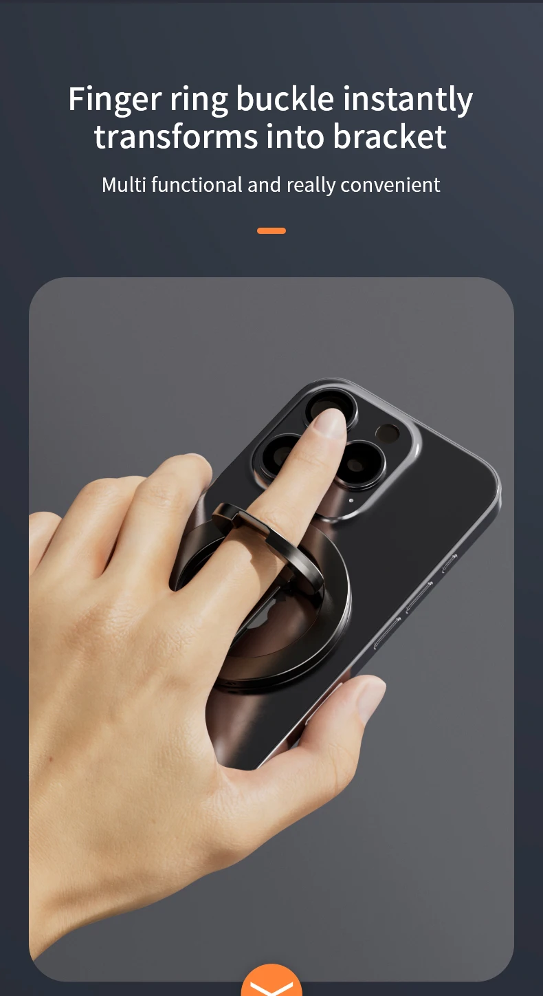Starker Ständer für Mobiltelefone für iPhone Xiaomi-Handys, Magnetstabilisator im Auto, faltbarer 360-Grad-Drehungshalter für Magsafe – Detail 4