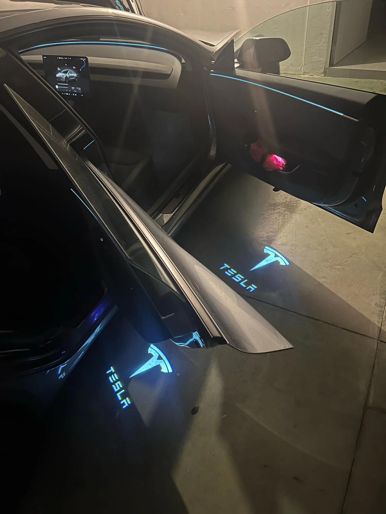 Midnight Glow, Tesla Projector Doors Lights customer photo