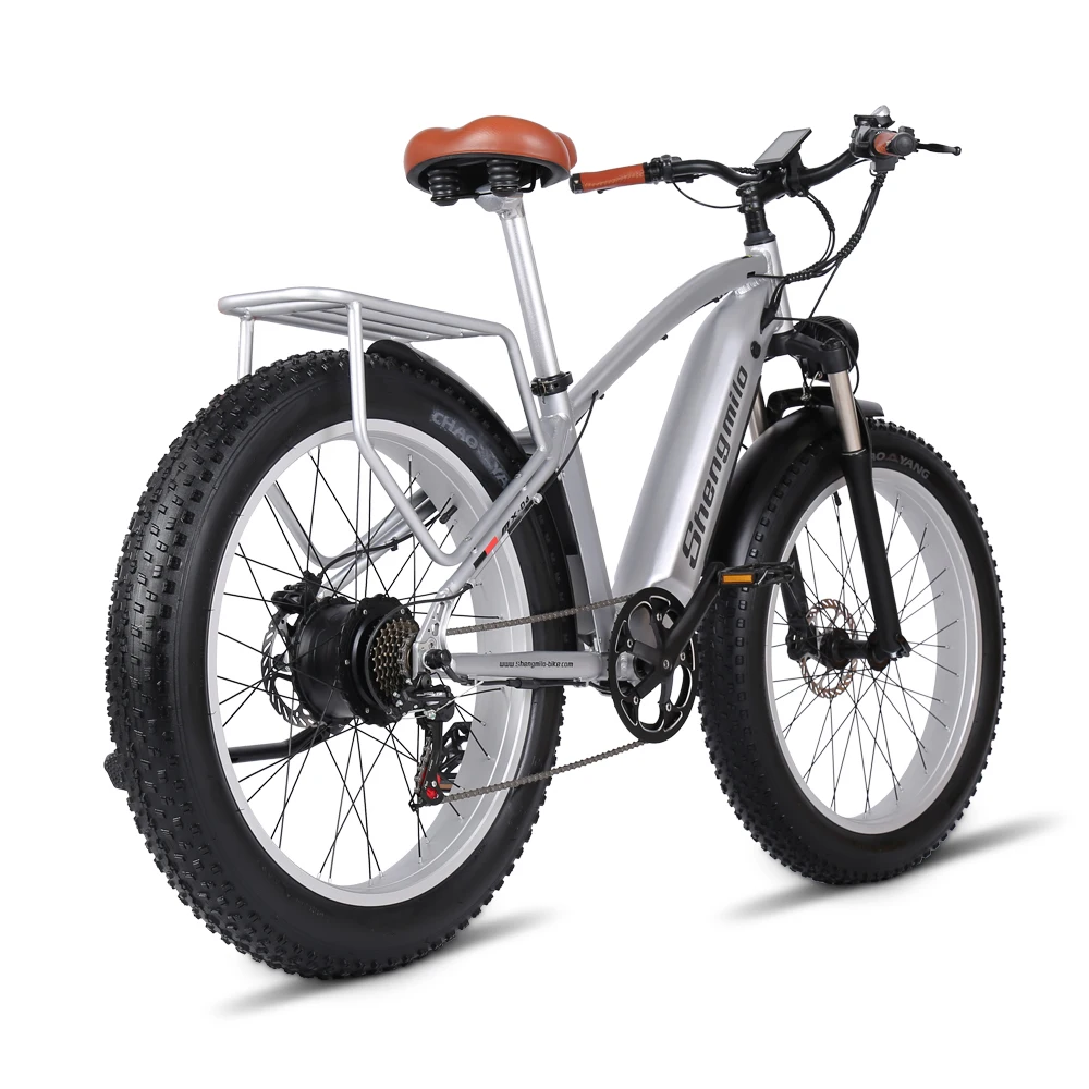 Shengmilo1000W Electric Bike Fat bike 48V17.5AH Electric Bicycle mens Mountain bike Adult Snow Bicycle45KM/H e bike 2