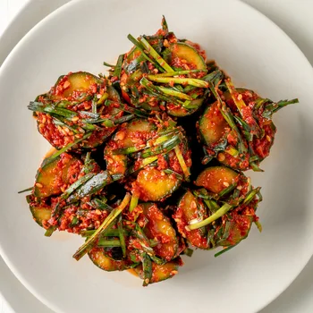 당일제조 프리미엄 아삭하고 시원한 전라도 오이부추김치 2kg 상품 이미지