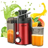 Machine à jus, extracteur de jus centrifuge pour fruits et légumes entiers, extracteur de jus à large ouverture de 3 pouces avec 3 vitesses 1