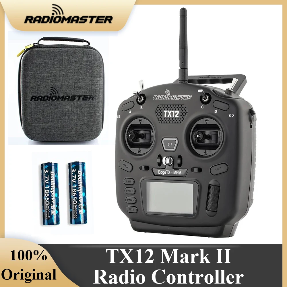 RadioMaster TX12 MKII ELRS EdgeTX OpenTX FCC LBT M2 16-канальные подвесы Холла Многомодульный совместимый передатчик радиоуправления