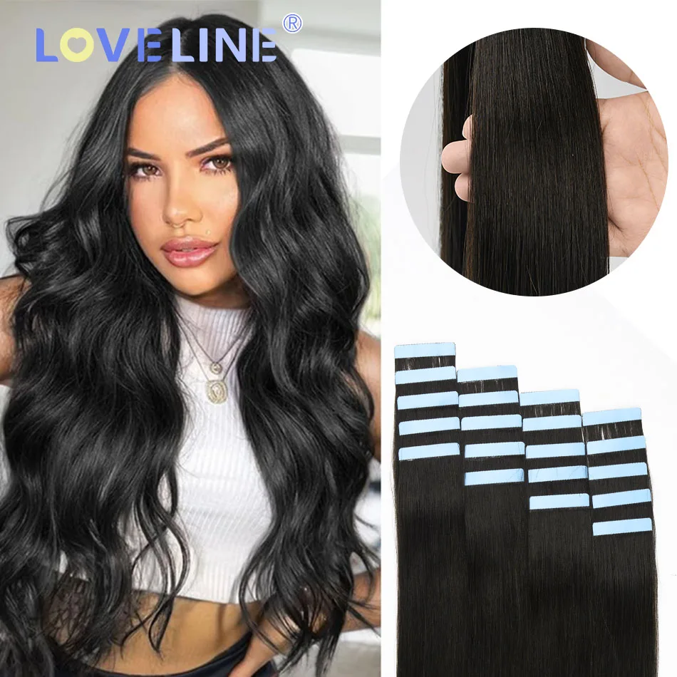 LOVELINE25GPcsTapeinHumanHairExtensions20pcsAdhesiveSkin