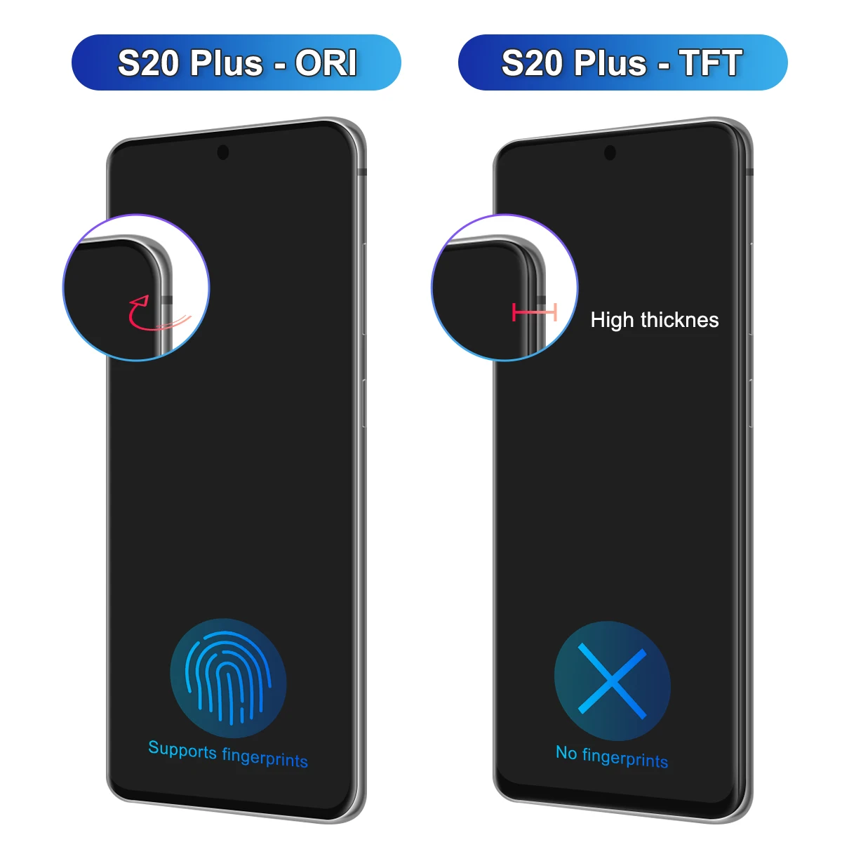 Touch Screen S20 Screen Protector Replacement For Samsung Galaxy