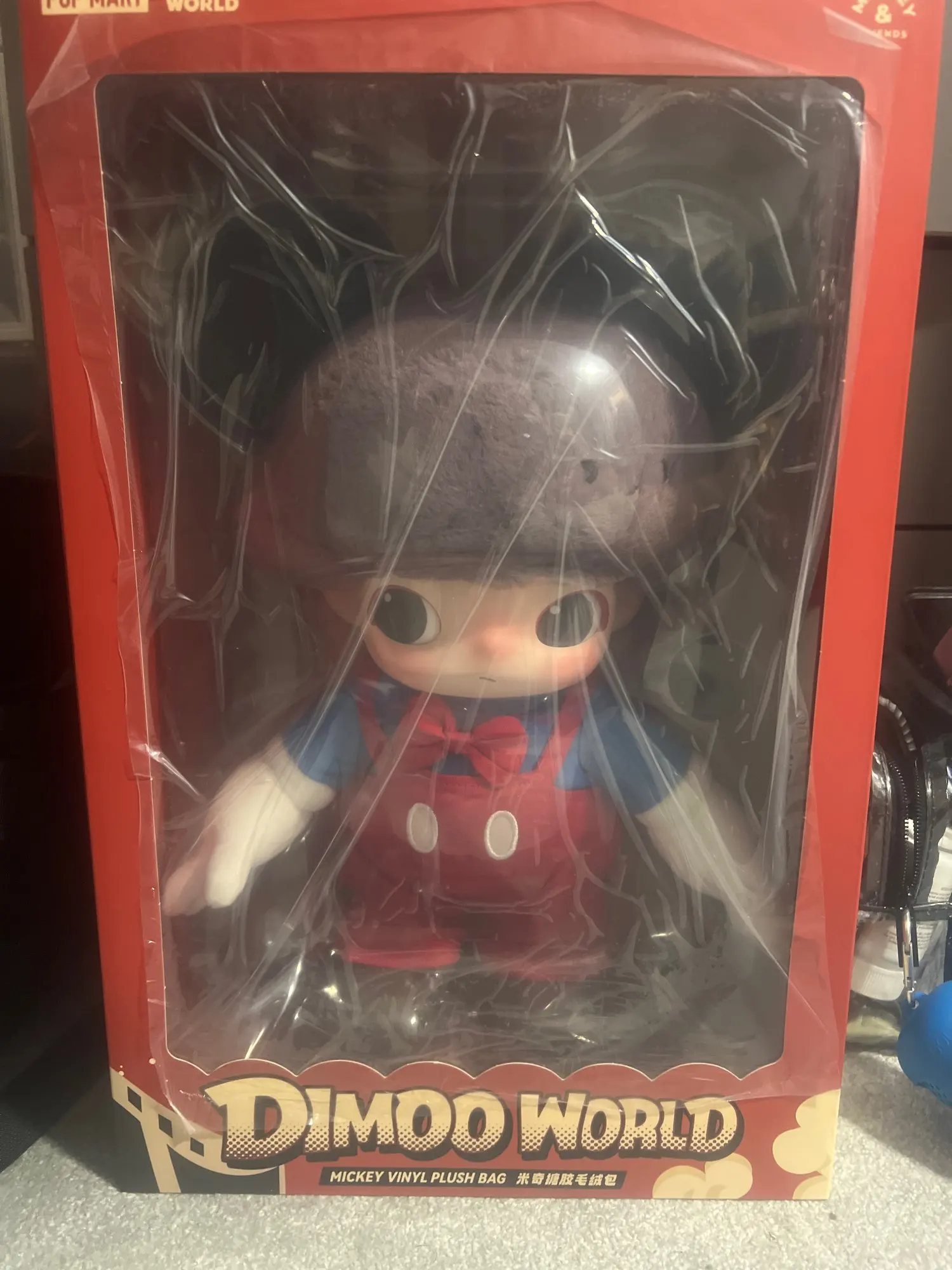 POP MART DIMOO WORLD × DISNEYシリーズ ミッキー ビニールぬいぐるみ