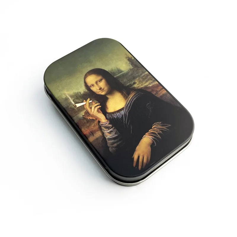 Premium Multi-Purpose Tinplate Storage Box - Elegant Organizer for Tobacco, Jewelry, Candies, and More