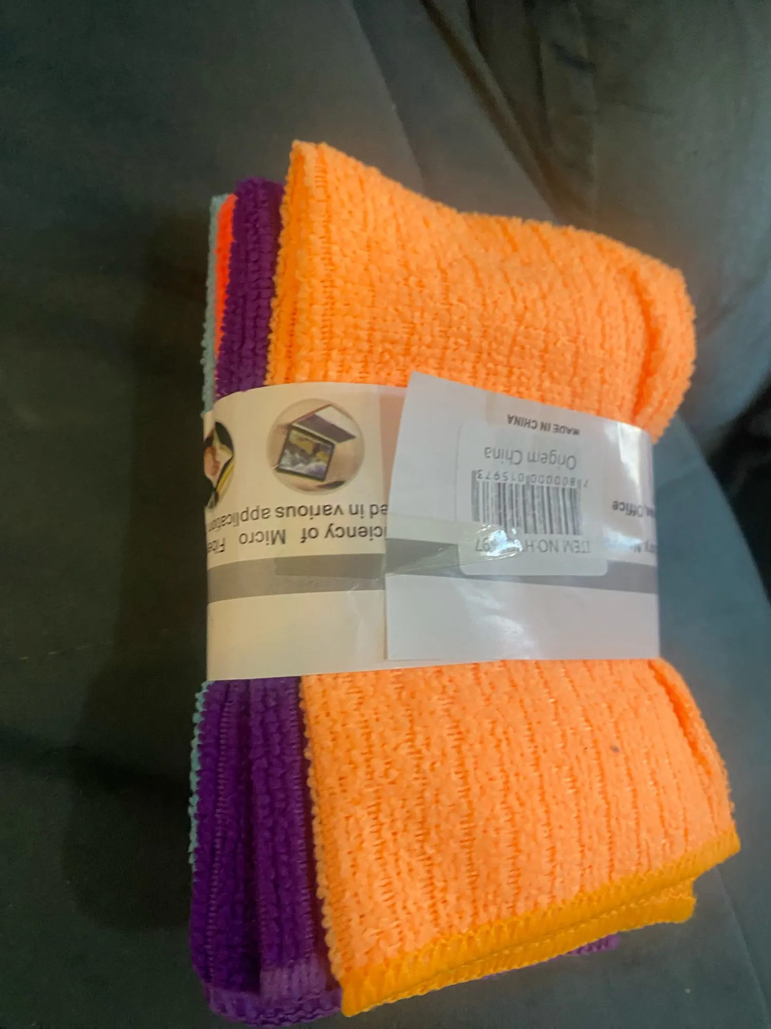 Pano Microfibra Automotiva Flanela Anti-risco 30x30 (5 Uni) - Neverdie Store photo review