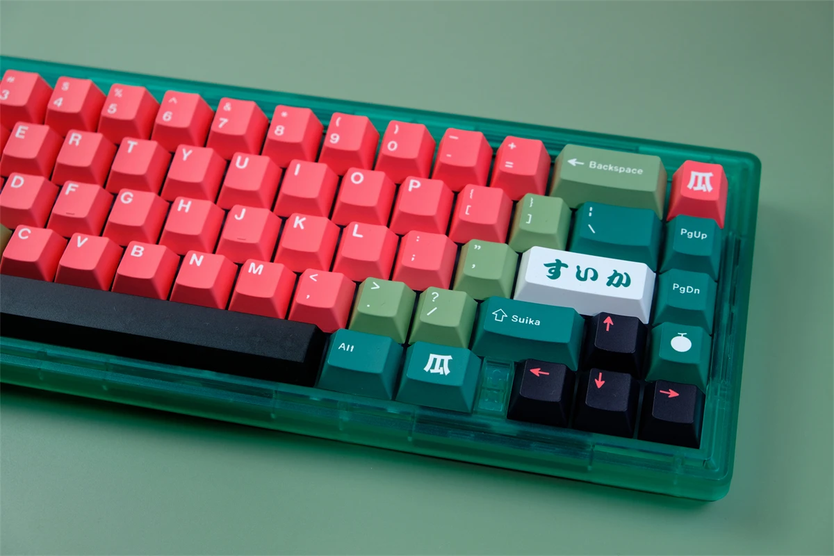 129 chaves gmk melancia keycaps cereja perfil