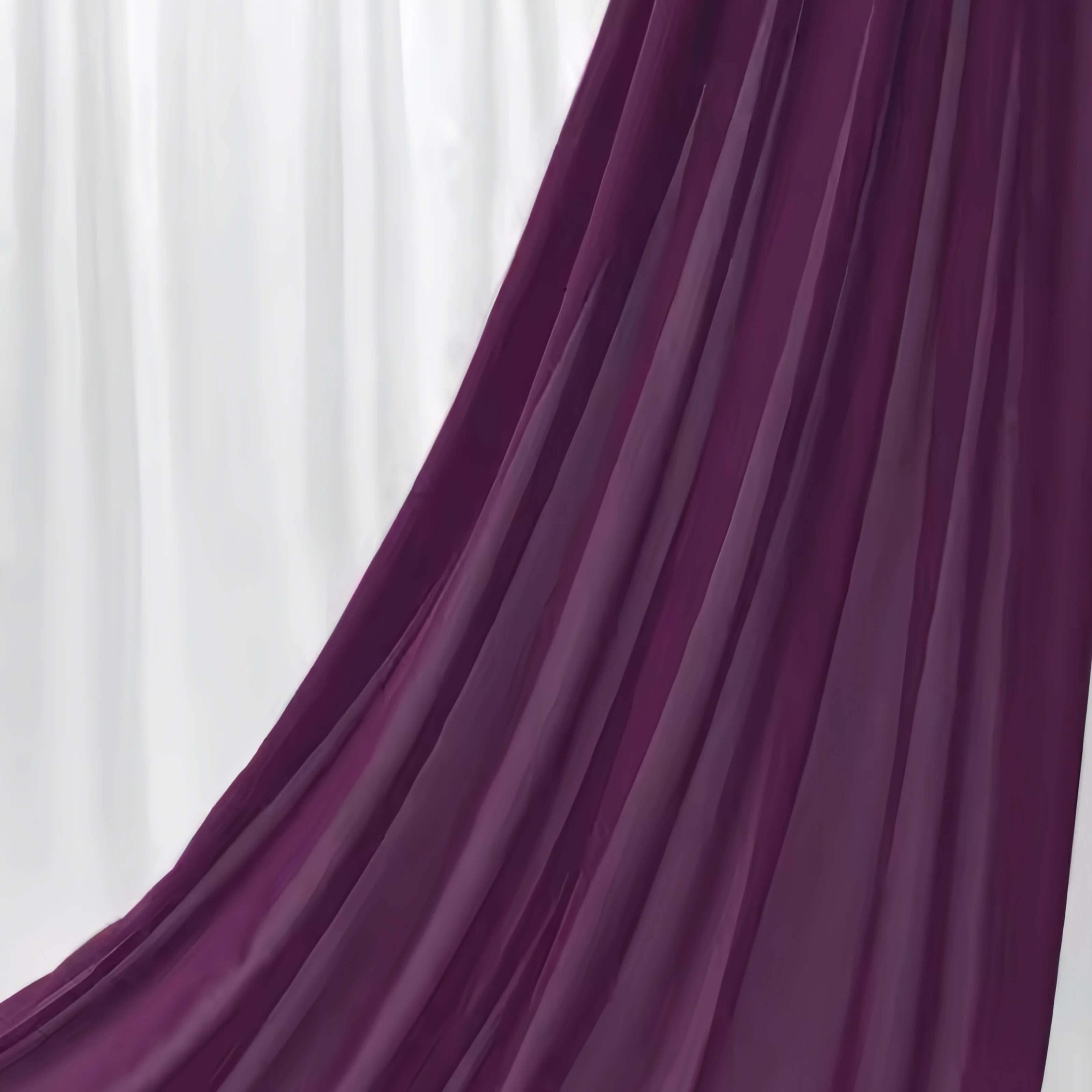 Elegant Pink Burgundy Rust Chiffon Fabric – Perfect for Wedding Dresses, Formal Gowns, Decorations & DIY Projects