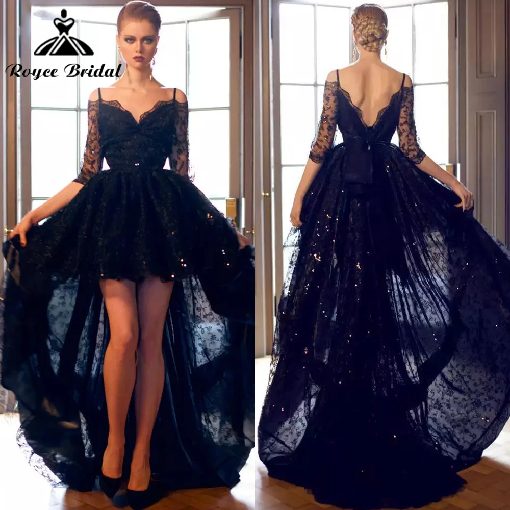Petite / short black wedding dresses 60 photos - Vianawedding.com