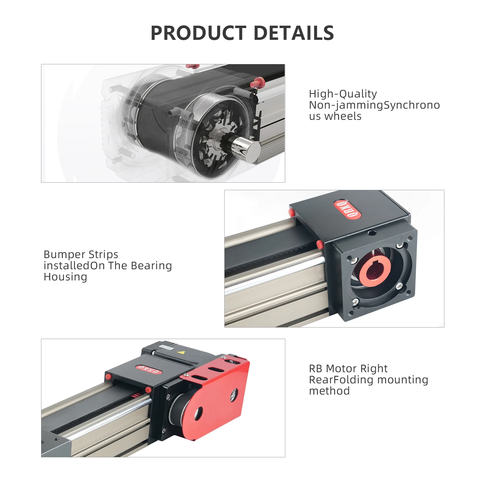 QRXQ RXP80 Heavy Load Guide 100mm 200mm 300mm Rail Linear Stage ...