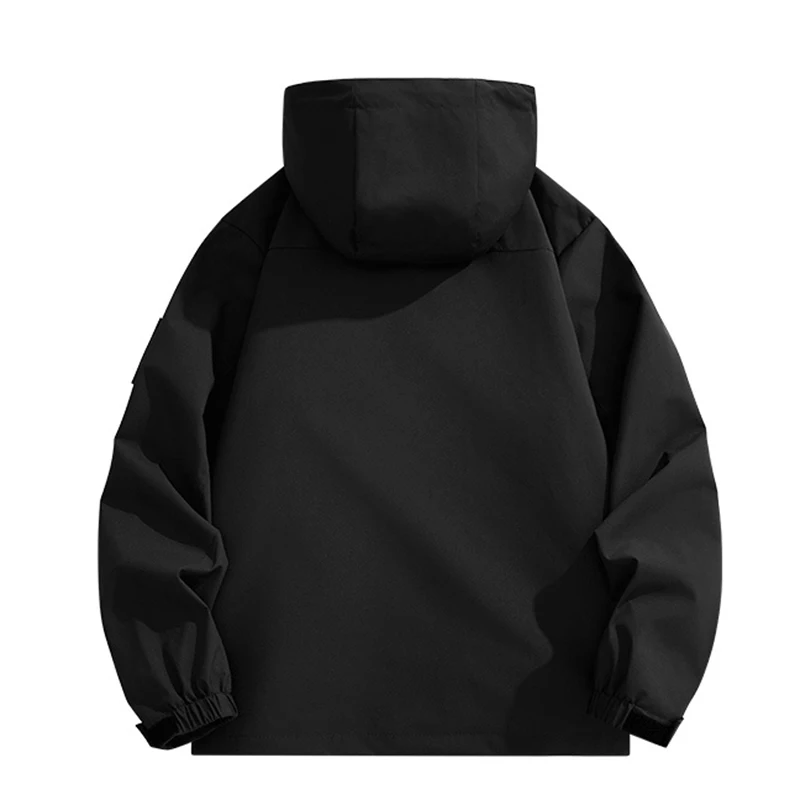 CHRLCK Men's Waterproof Hiking Jackets Large Size Women Windproof Windbreaker Coat Breathable Fishing Camping Trekking Jacket
