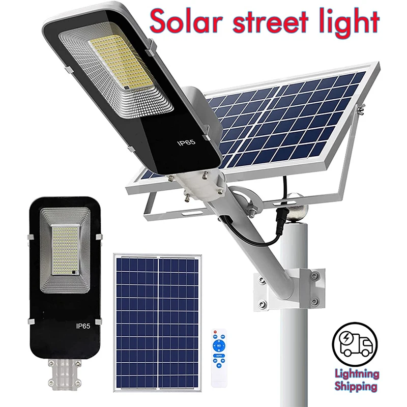 Led Street Lamp Led Lamp Led Wall Light 290led Split Solar Street Light Waterproof LED Solar Street Light Backyard Street Lamps Security Flood Lighting Wall Lamp