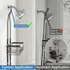Upgraded Extended - Length Hanging Shower Organizer. Features Hooks, Rustproof Shampoo & Soap Holder. Large - Capacity Bathroom 6