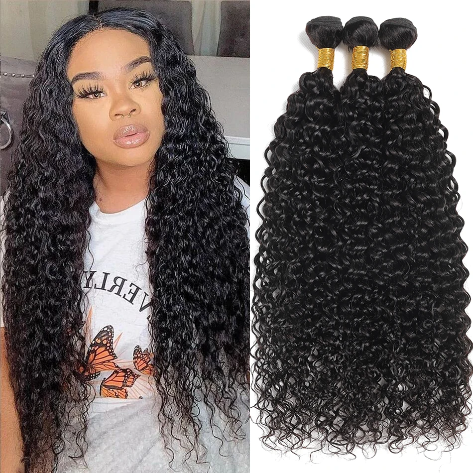 12A Bulk Human Hair for Braiding Deep Wave Unprocessed Brazilian No Weft  Hair Extension for Micro Braids Natural Human Hair