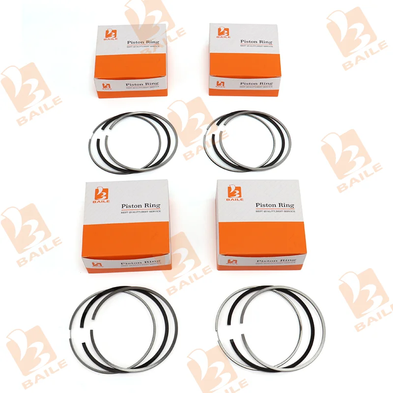 

4 Set Piston Rings For Toyota Forklift 1DZ-2 1DZ-II Diesel Engine 86MM