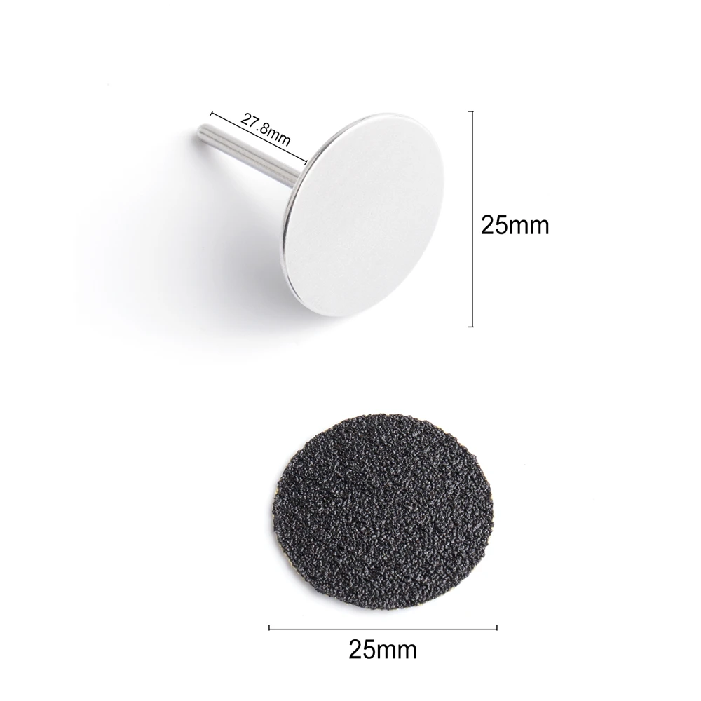 50-Piece Sandpaper Disc Set for Pedicure and Exfoliation