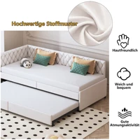 Диван-кровать Rosahqnda 90x200 см, современная 1-местная выдвижная кровать 2 в 1, односпальная кровать, функциональная раскладная кровать, раскладной диван на 1 человека — изображение 4