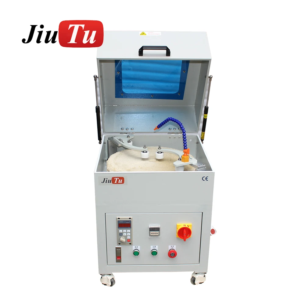 2 Slot Automatic Buffing And Polishing Machine Station Scratches Removal Machine For Mobile Phone Front Screen And Back Glass new strong water pump for polishing buffing machine powder and water mixture speed can be adjusted jiutu