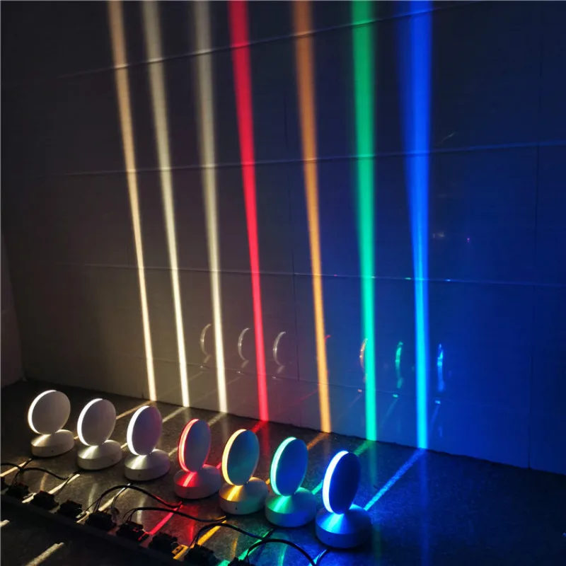 LED 10W Decorative Window Sill Light Colorful Remote Corridor Light 360 Degree Ray Door Frame Line Wall Lamps for Hotel Aisle