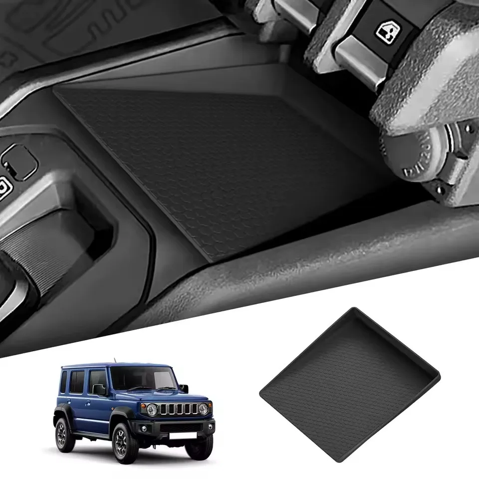 for Suzuki Jimny 2025 Center Console Storage Box Central Tray Pad Organizer Stowing Tidying Car Interior Accessories