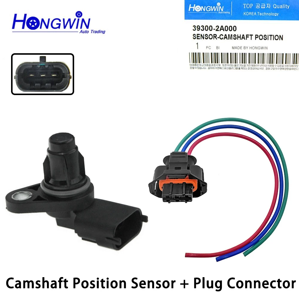Фото Разъем датчика положения распредвала для Hyundai Accent i30 i20 ix35 i40 Kia Soul Rio 9670930001 39300-2A000 9024040002 550573 90556 №1