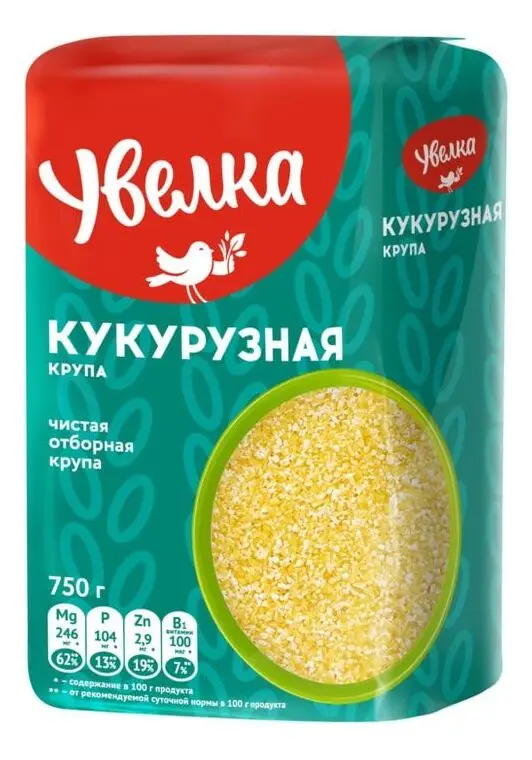 Упаковка 6 пачек Кукурузная крупа Увелка