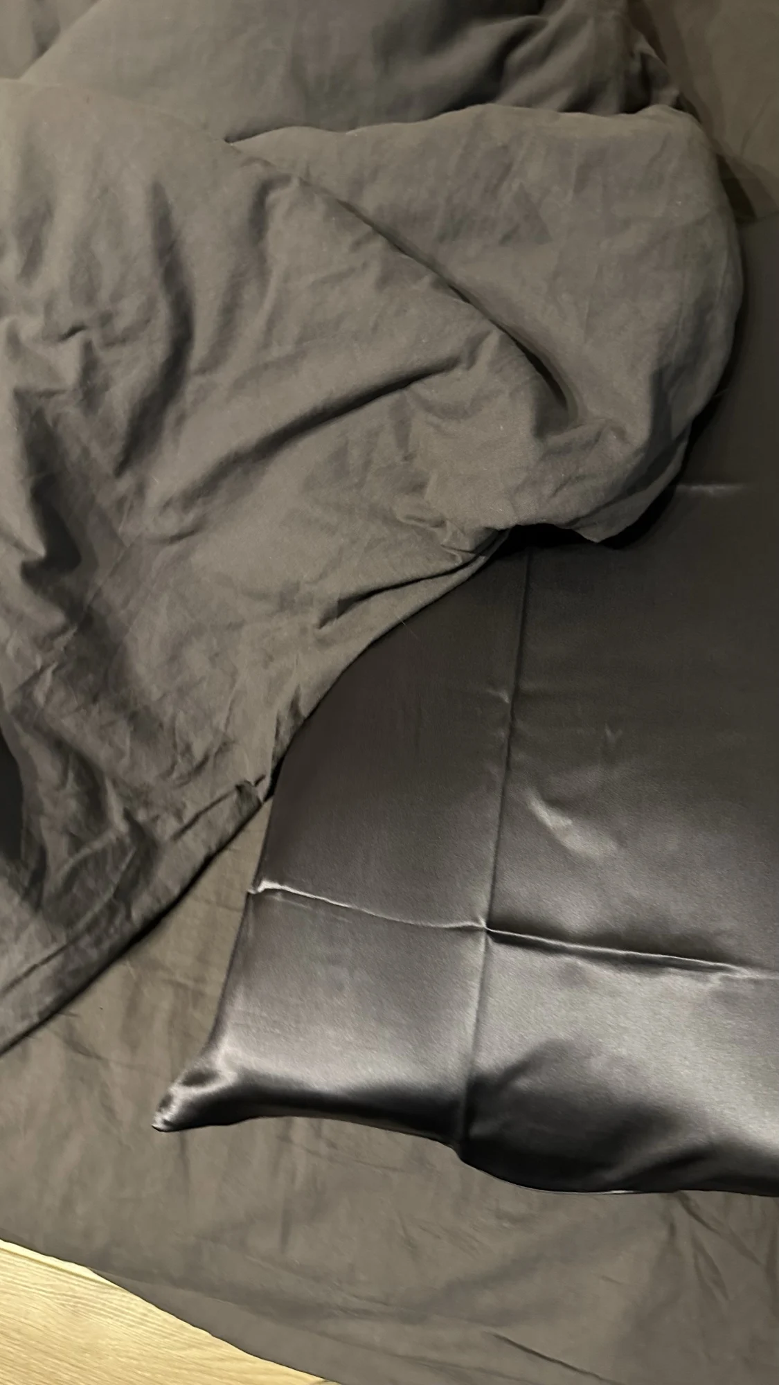 Taie d'oreiller en soie 19 Momme - Taupe