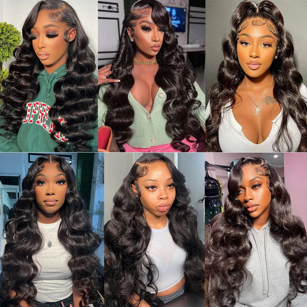 Beaufox Body Wave Bundles Human Hair Brazilian Unprocessed Hair Bundles Human Weave Natural Black 1/3/4 Deal
