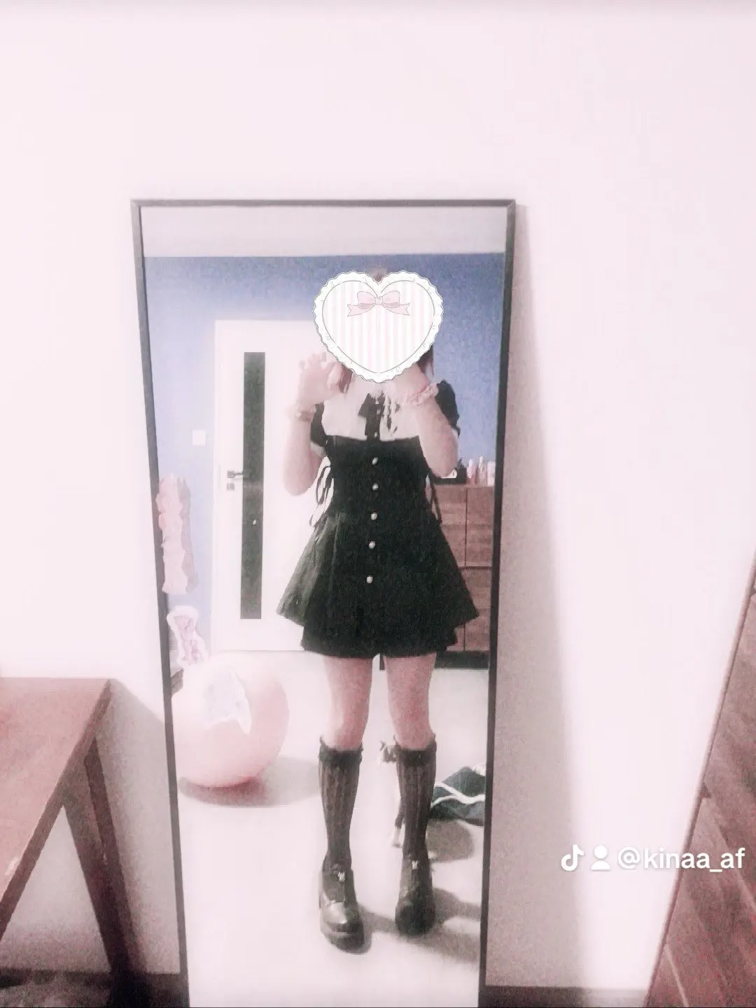 Dark Mini Dress - Girly Kei Aesthetic photo review