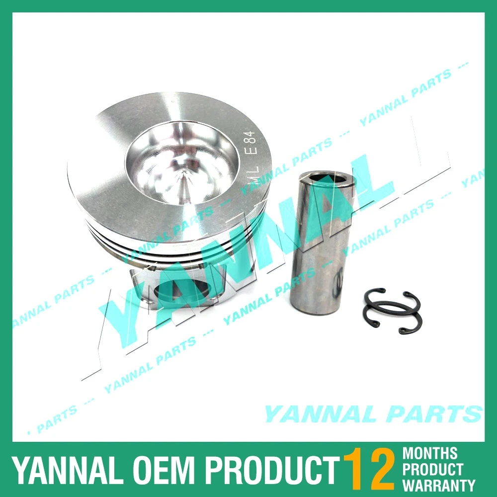 

1 Engine Piston Set w/ Rings For Komatsu 3D84E-3 PC35R-8 PC30R-8 PC30MR Excavator