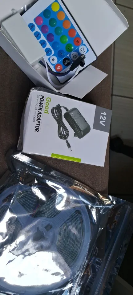 Fita Led 5m Ultra Rgb 3528 Prova D'agua + Controle Com Fonte photo review