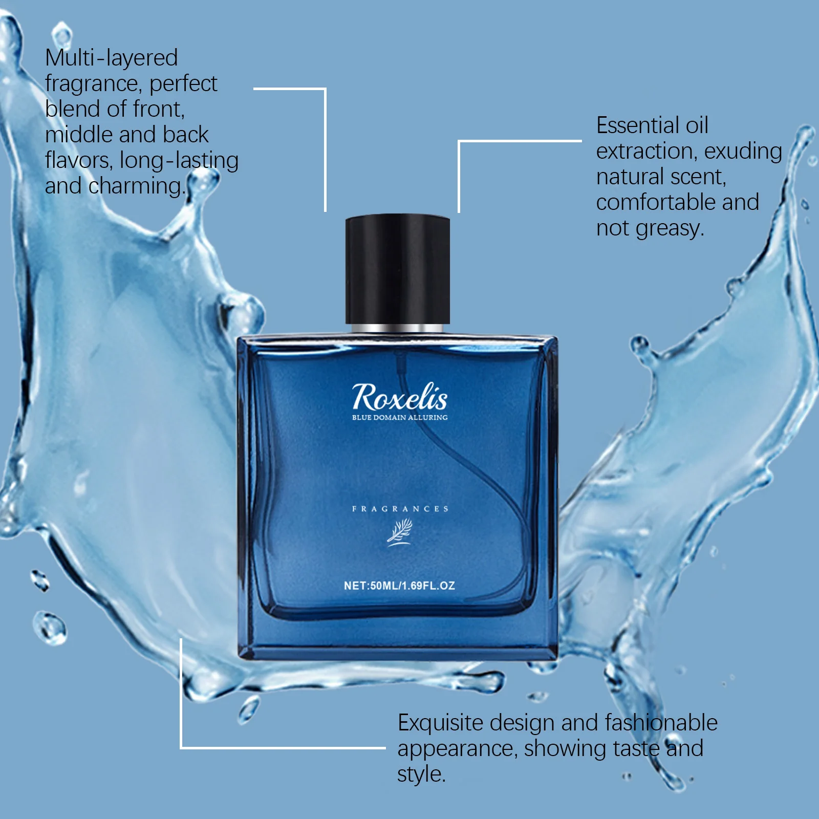 Roxelis eau de toilette för män elegant träig doft_voghion.com