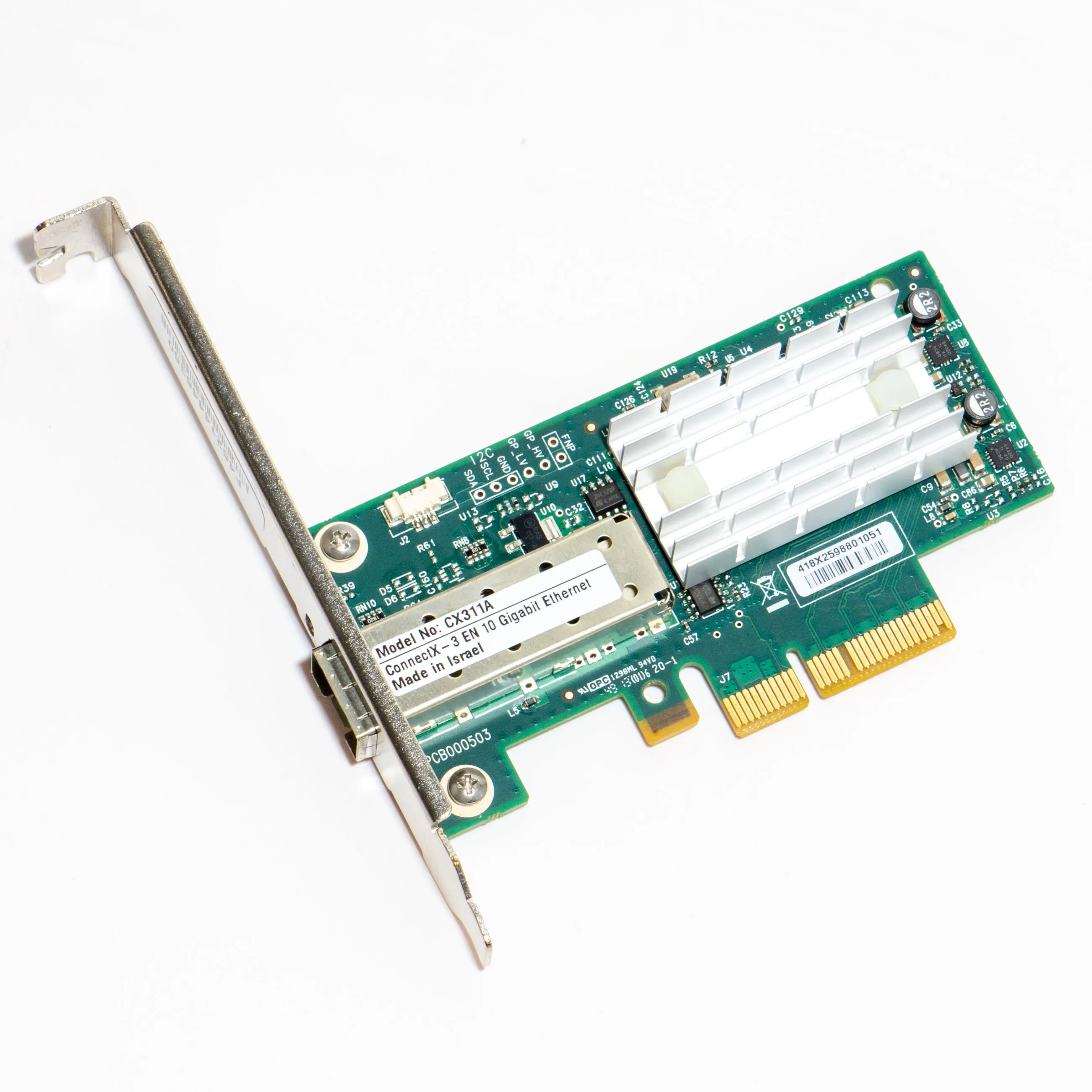 Conector Cx311a Ethernet en 10g 10 Gbps Sfp Mais Pcie Nic Mellanox-mcx311a-xcat - Imagem 4