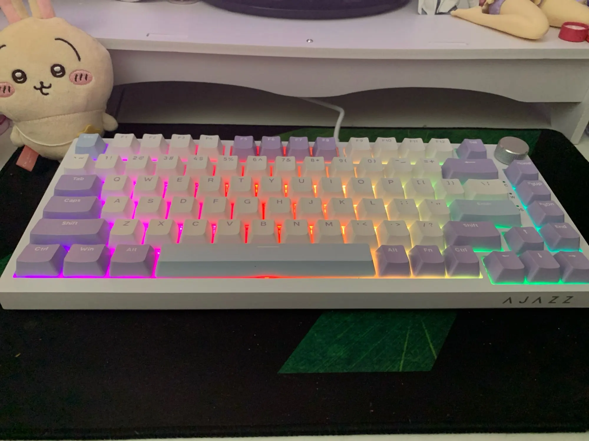 AJAZZ AK820/AK820Pro Mechanical Keyboard TFT Screen Multifunctional Knob Gaming Keyboard Wired/2.4GHz/BT Connect PC Keyboard photo review