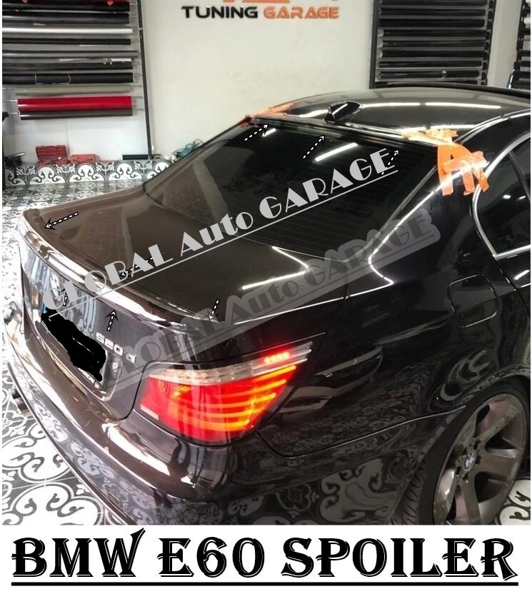 

For Bmw 5 Series E60 - E90 2003-2010 Spoiler Auto Accessory Universal Spoilers Car Antenna Black For Car Styling Diffüser Flaps