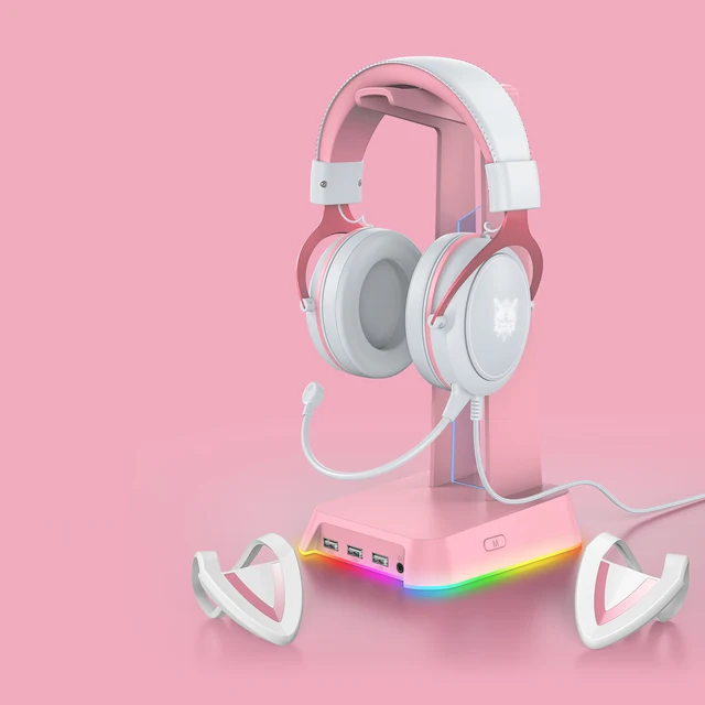 Headset, soft ear cups for comfortable wearing, with HD microphone, clear sound quality, suitable for gaming 2