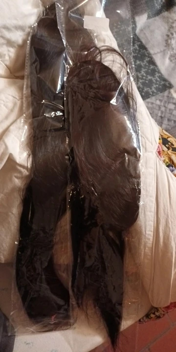 Lisix Synthetic Clip In Hair Extensions (5 Clips) photo review