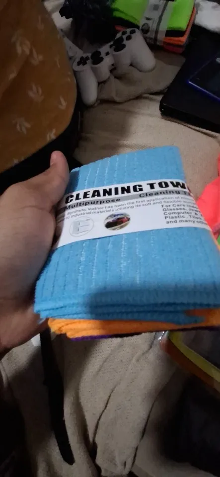 Pano Microfibra Automotiva Flanela Anti-risco 30x30 (5 Uni) - Neverdie Store photo review