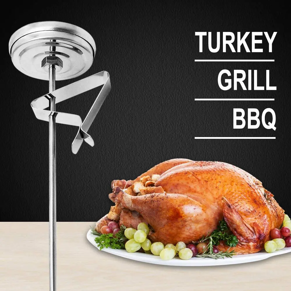 Practical Kitchen Tools Stainless Steel Frying Oil Fryer Fries Fried Barbecue Thermometer 50°-550°C Chicken Wing， with 40cm Long 6