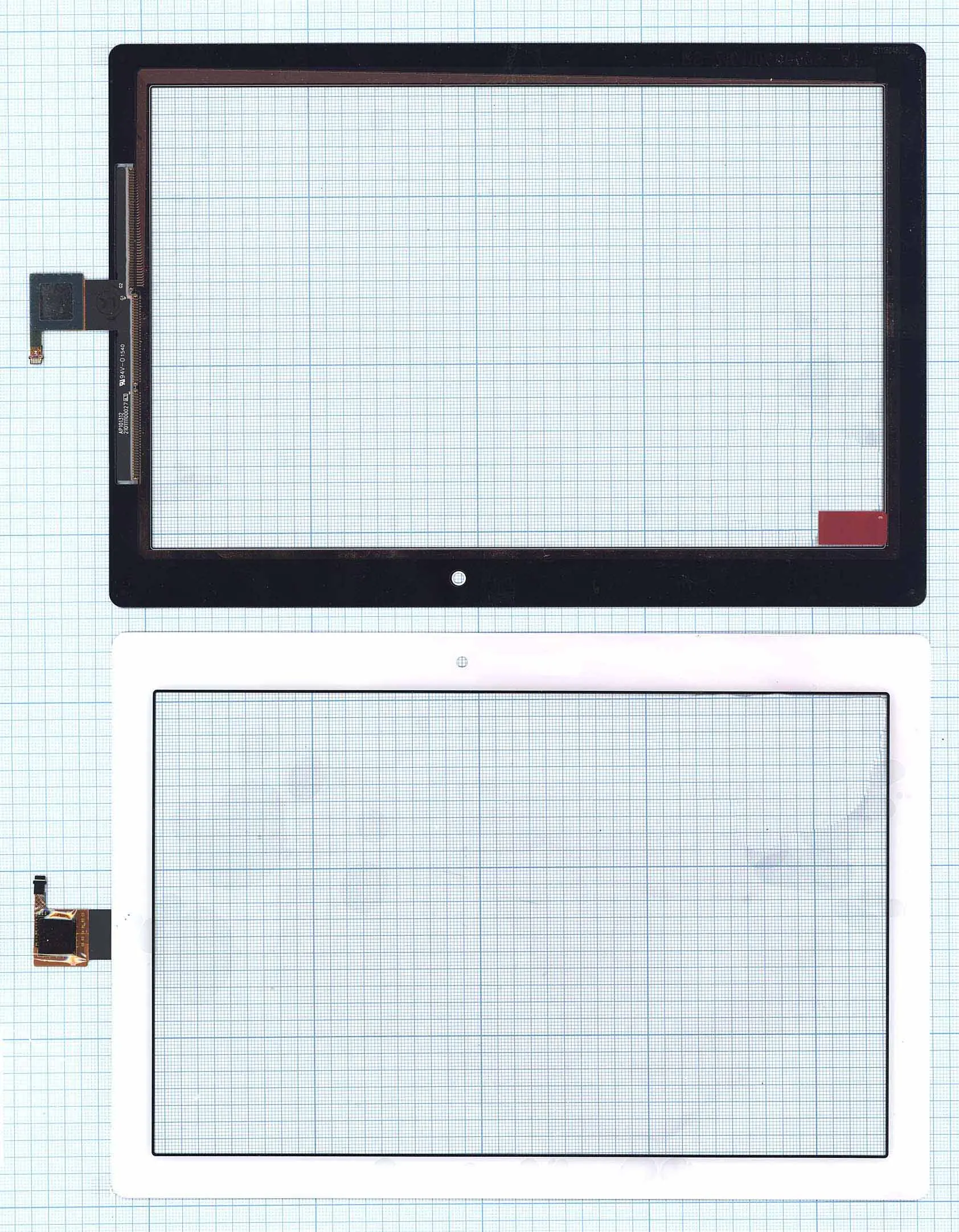 Сенсорное стекло (тачскрин) для Lenovo Tab 2 A10-30 белое |