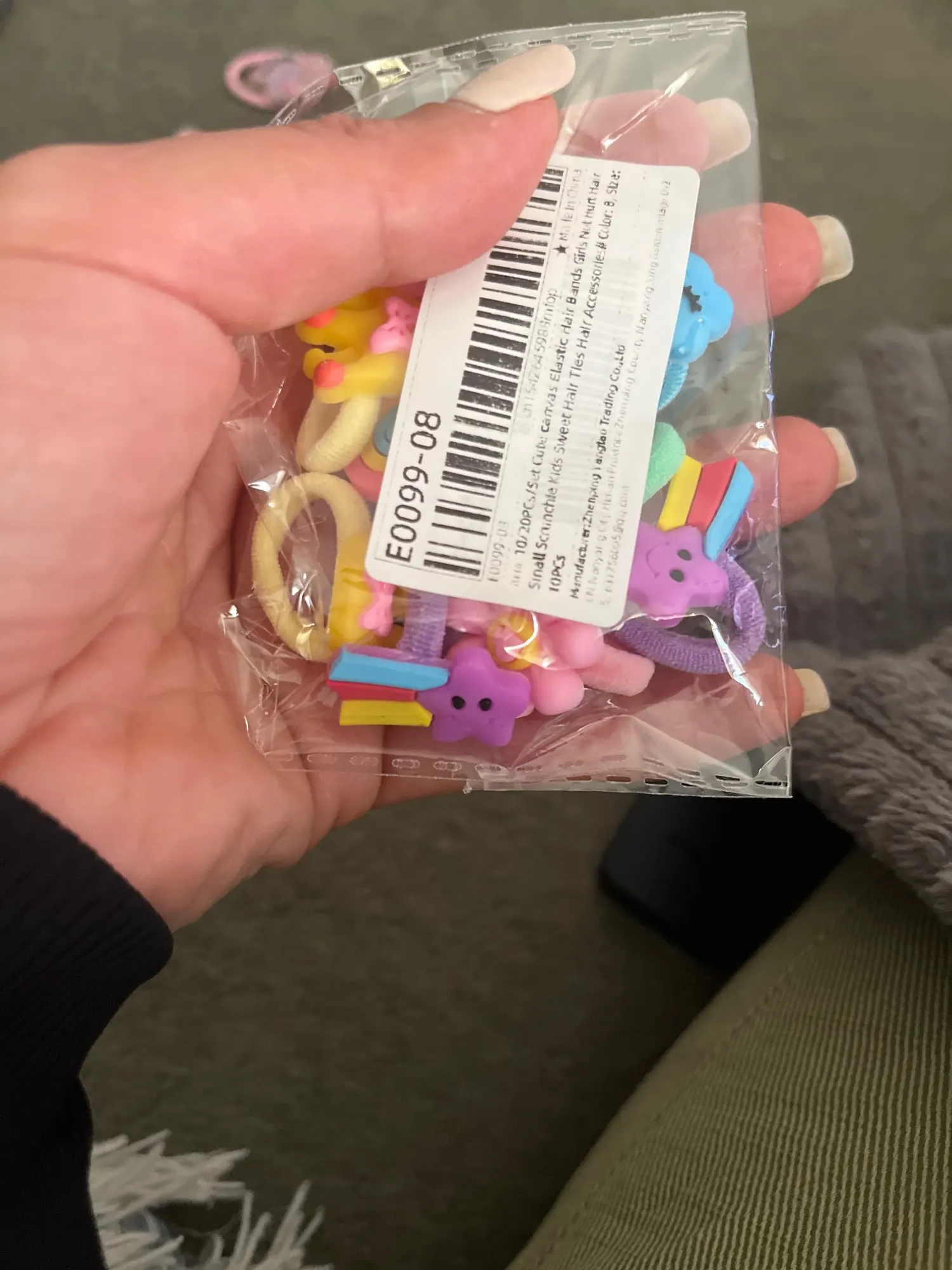 Cute Cartoon Elastic Hair Bands photo review