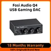 Fosi Audio Q4 Mini Stereo USB Gaming DAC & Headphone Amplifier Audio Converter Adapter for Home/Desktop Powered/Active Speakers 1