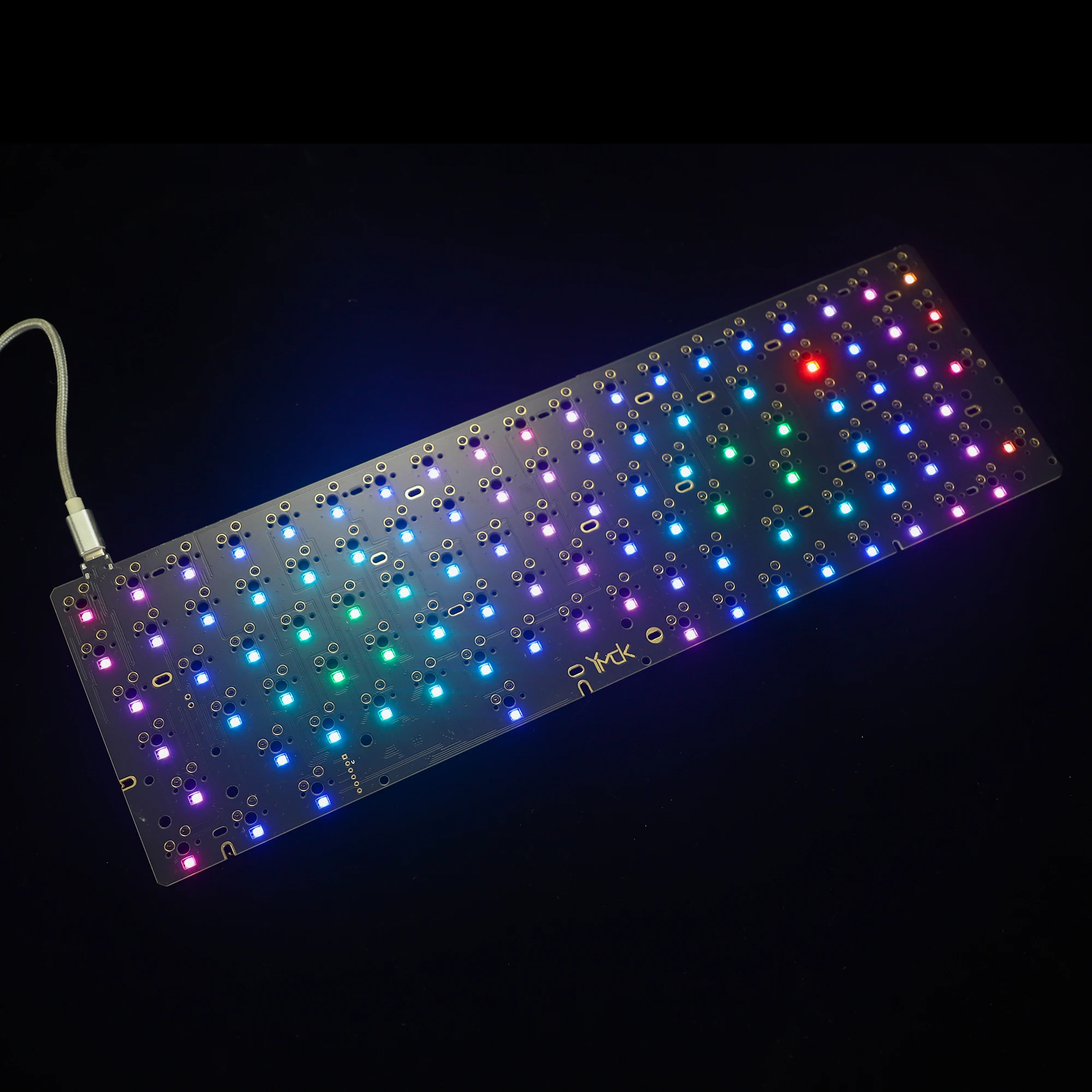 Ymdk-melody Pro 96 Pcb Rgb Hotswap Case Caixa de Madeira - Imagem 3